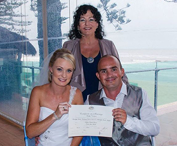 Nicola_Mick's Wedding with Marry Me Marilyn at Burleigh Heads SLSC